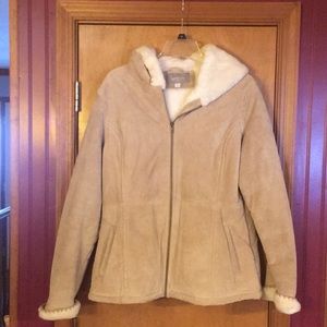 NWOT Faux suede coat